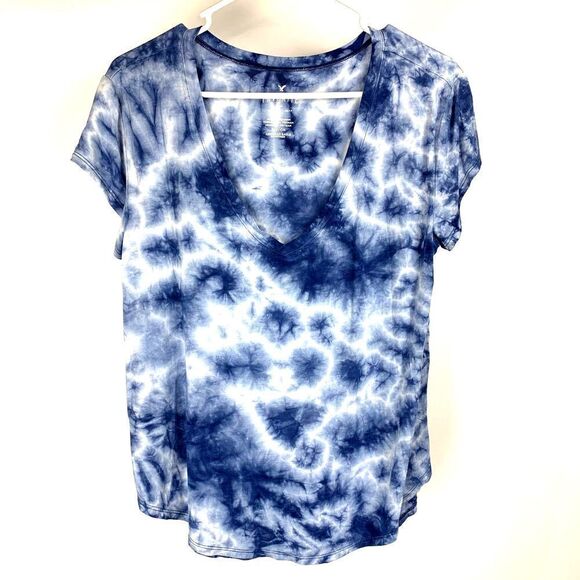 American Eagle Outfitters Tops - American Eagle Tie Dye V-Neck Tee Small